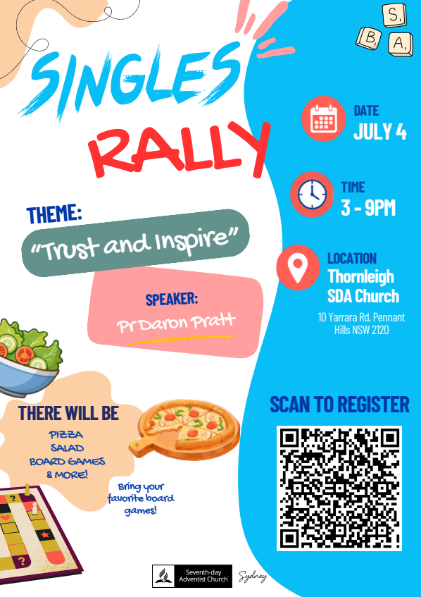 Single's Rally 2026 - flyer