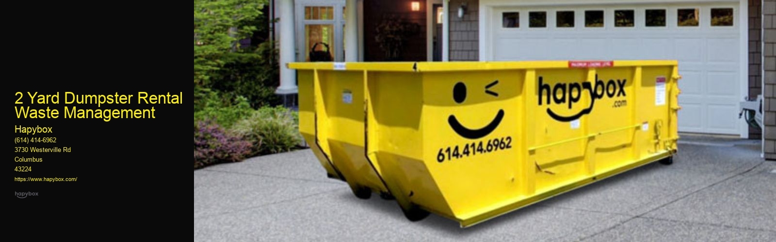 2 Yard Dumpster Rental Waste Management