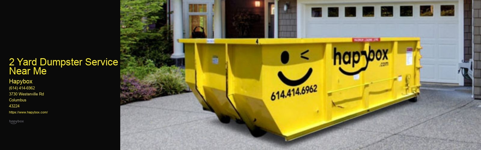 2 Yard Dumpster Service Near Me