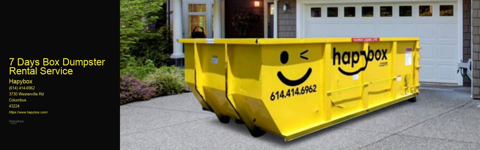 7 Days Box Dumpster Rental Service