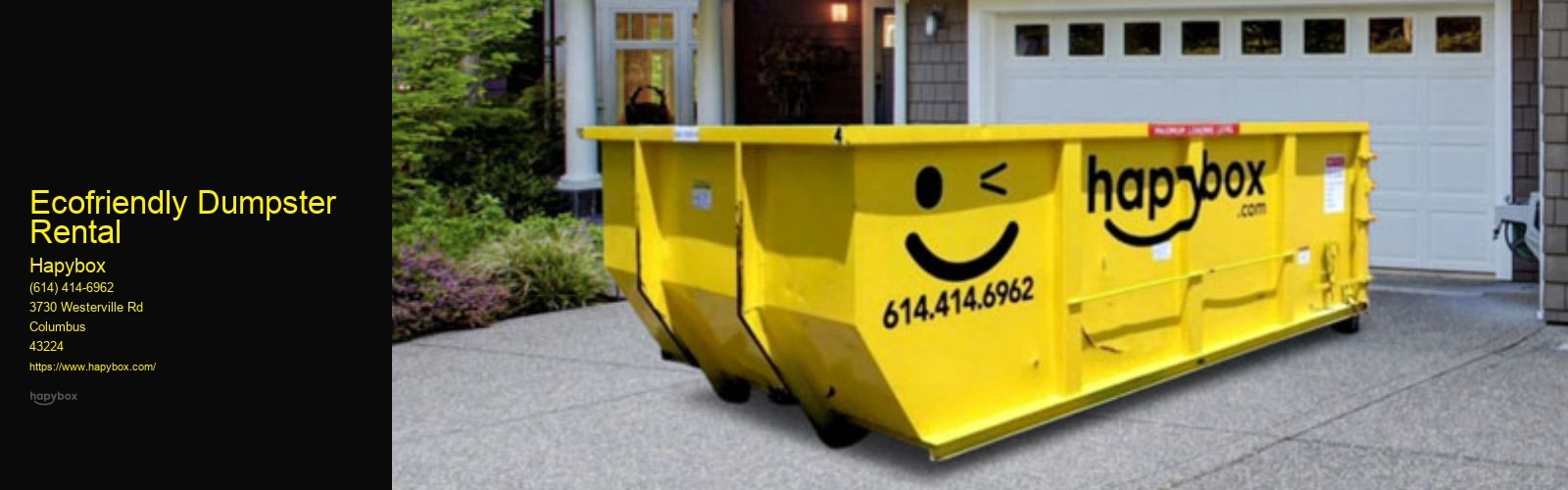 Ecofriendly Dumpster Rental
