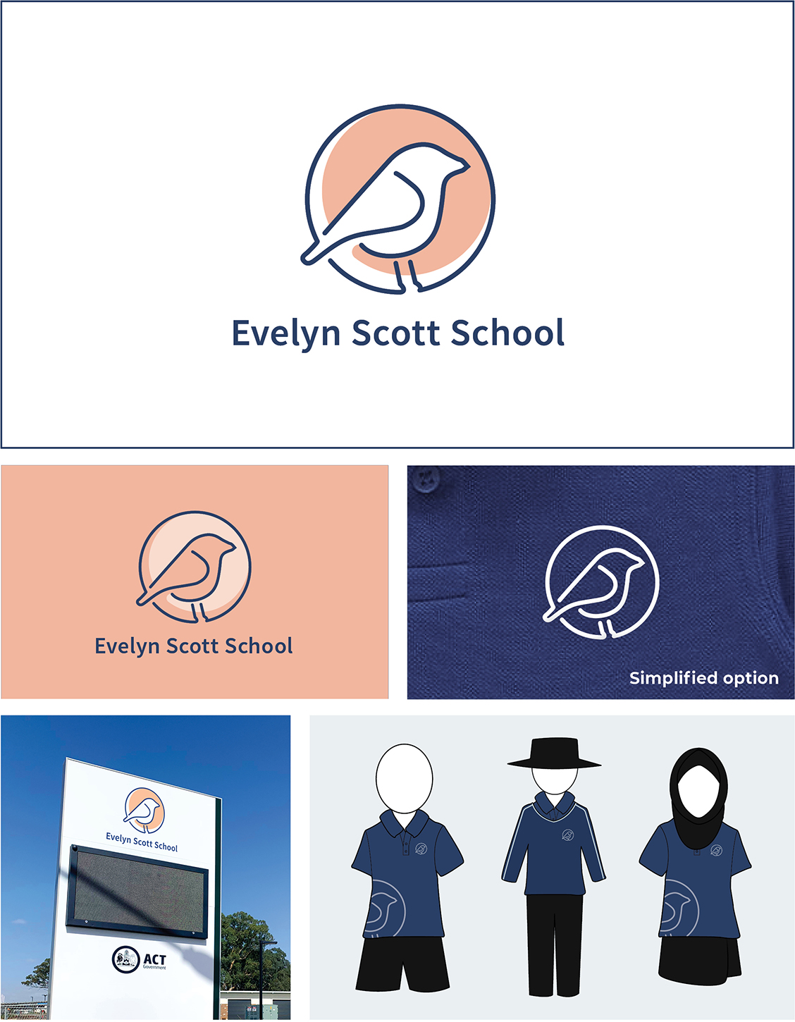 The final uniform and logo design