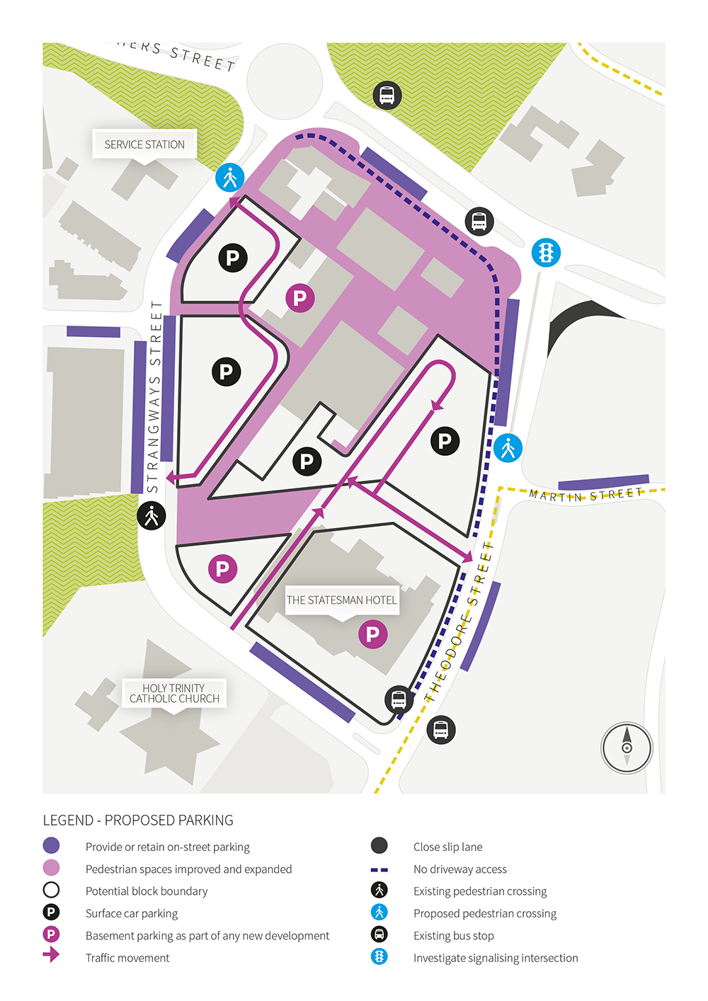 Revised Parking and Traffic Circulation