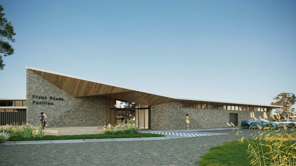 Artist's render of Beaumaris Reserve Sports Pavilion