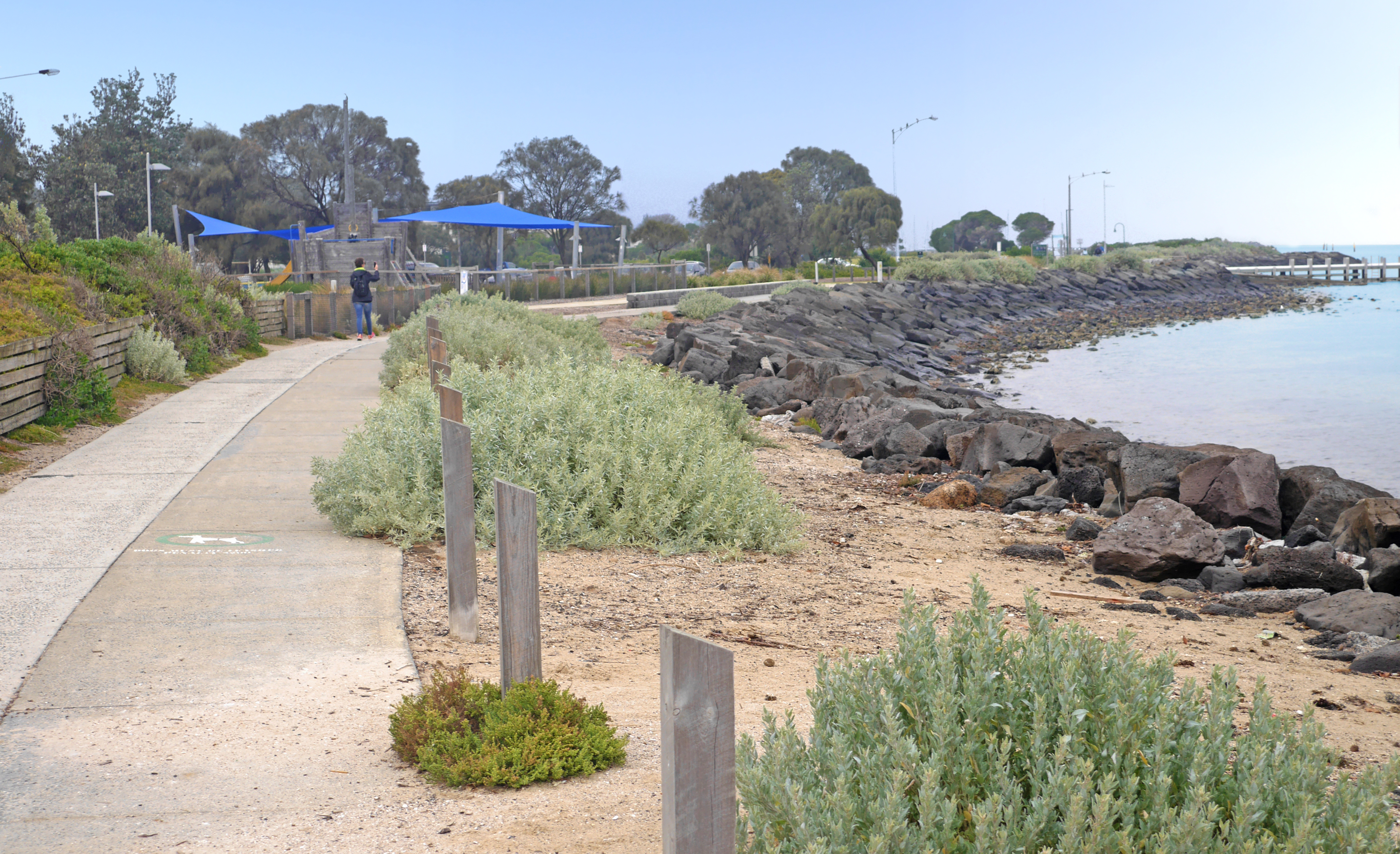 North Road Foreshore Terrace - current