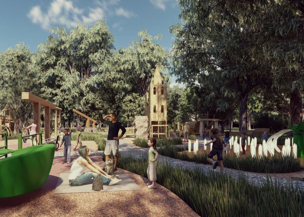 Artist's impression of new playground #3