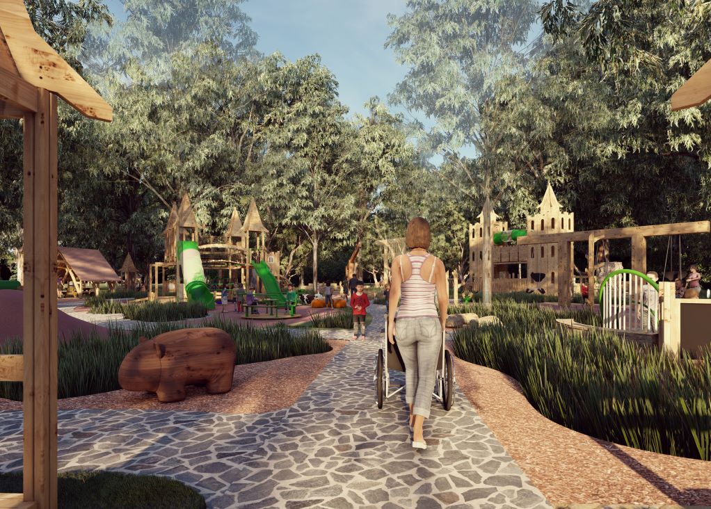 Artist's impression of new playground #2