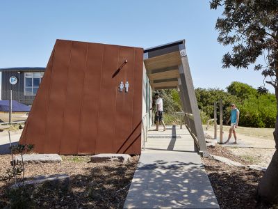 Jetty Road Kiosk Toilet side view