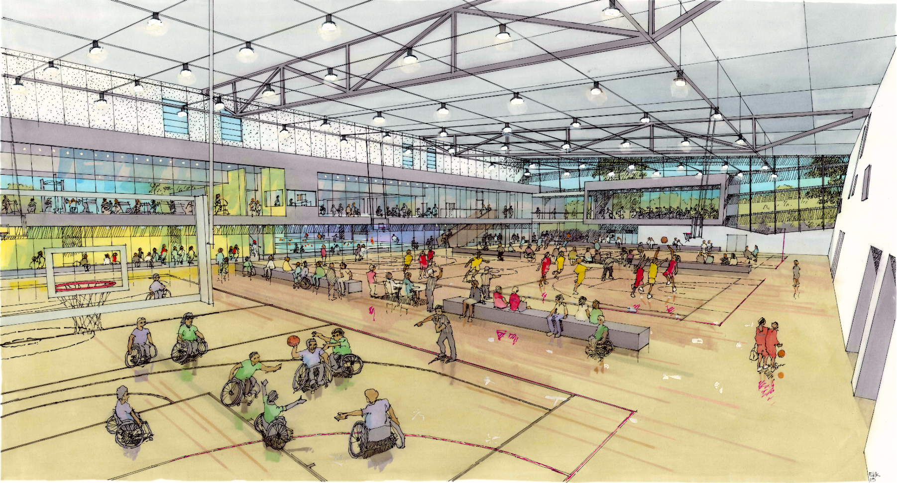 Concept design Kensington Community Recreation Centre Participate