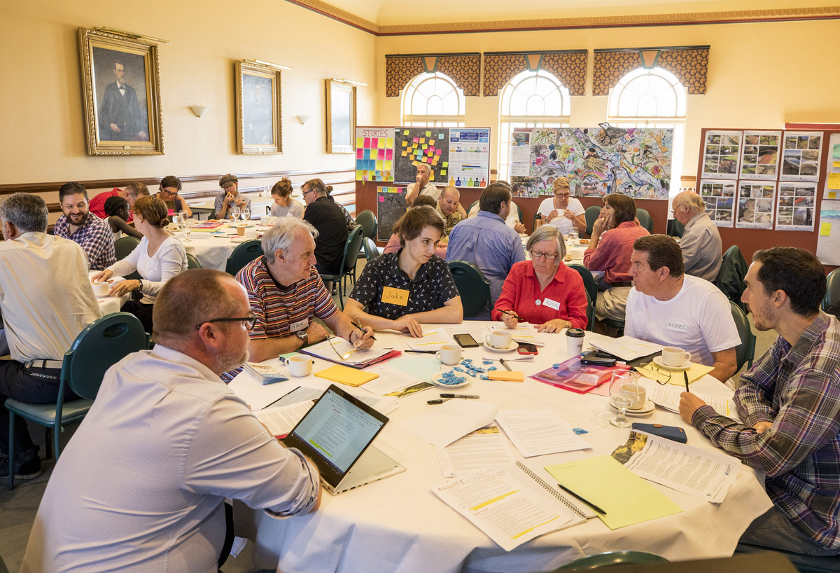 Photo of participants at community workshop