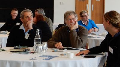 Image of participants discussing 