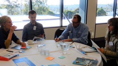 Image of participants discussing