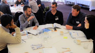 Image of ongoing discussions