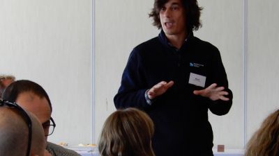 Image of participant sharing feedback