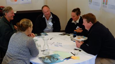 Image of collaboration being discussed