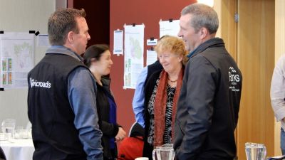 Participants discussing