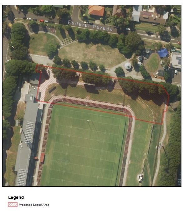 Brookvale Oval proposed lease area