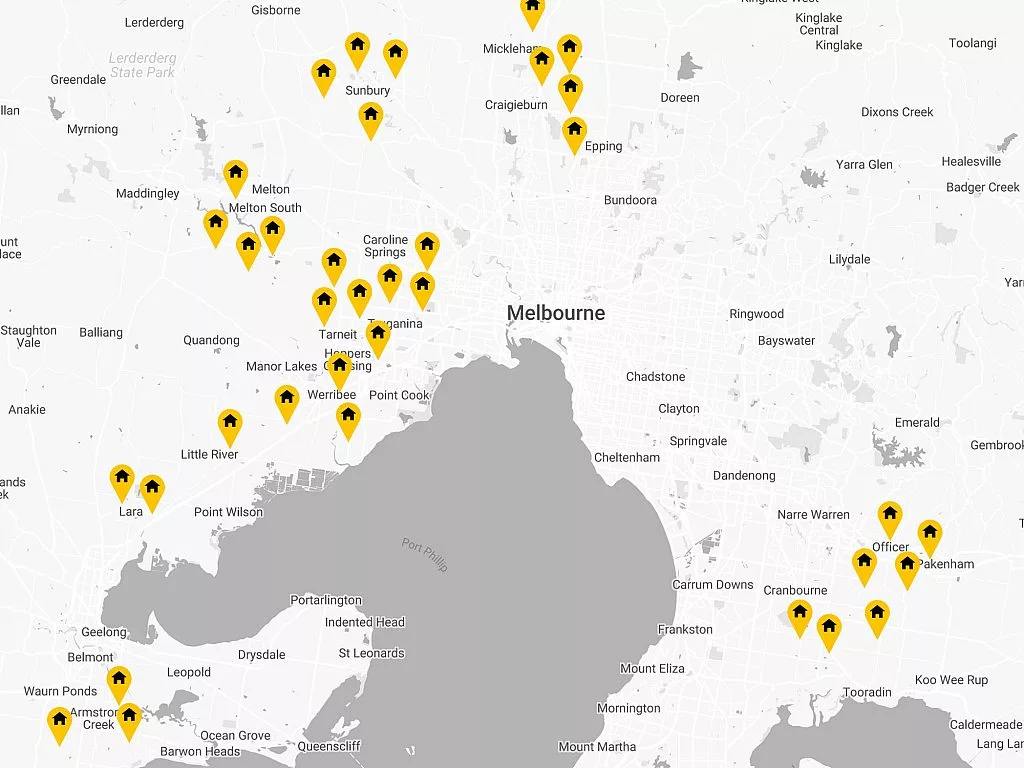 HL Map VIC Pins