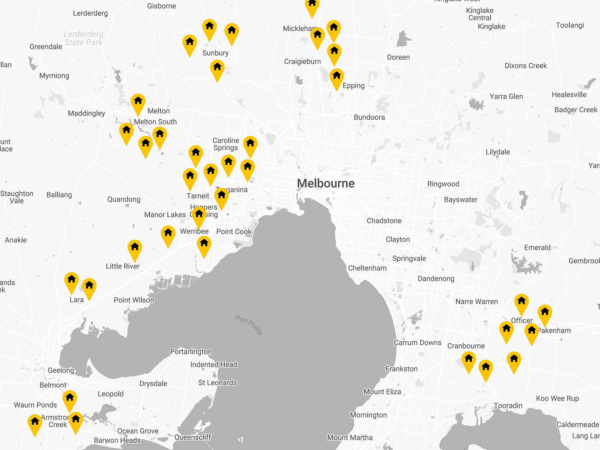 HL Map VIC Pins