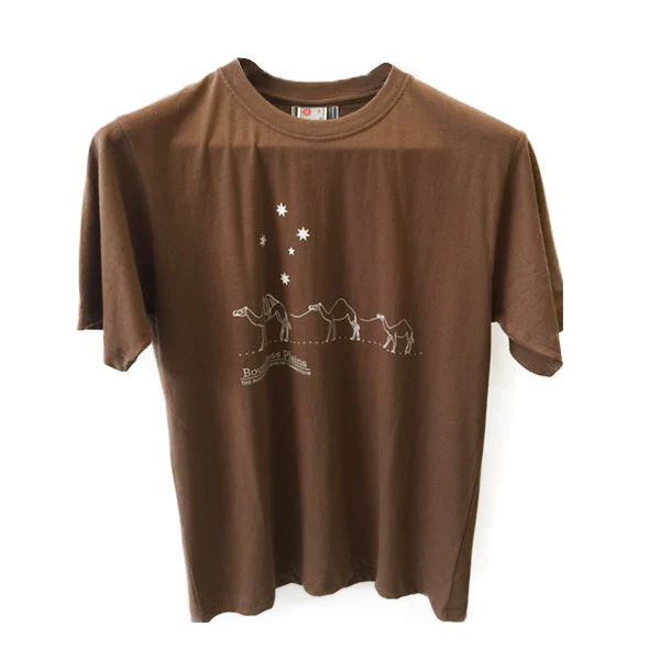 BOUNDLESS PLAINS BROWN CAMEL T-SHIRT
