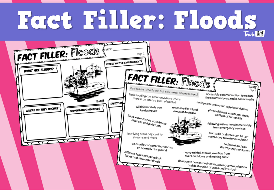 Fact Filler: Floods