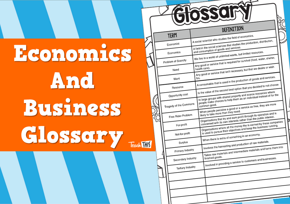 Economics And Business Glossary