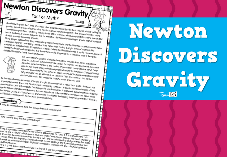 Newton Discovers Gravity