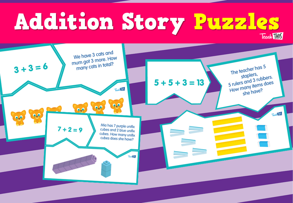 Addition Story Puzzles