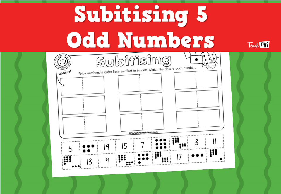Subitising 5. Odd Numbers