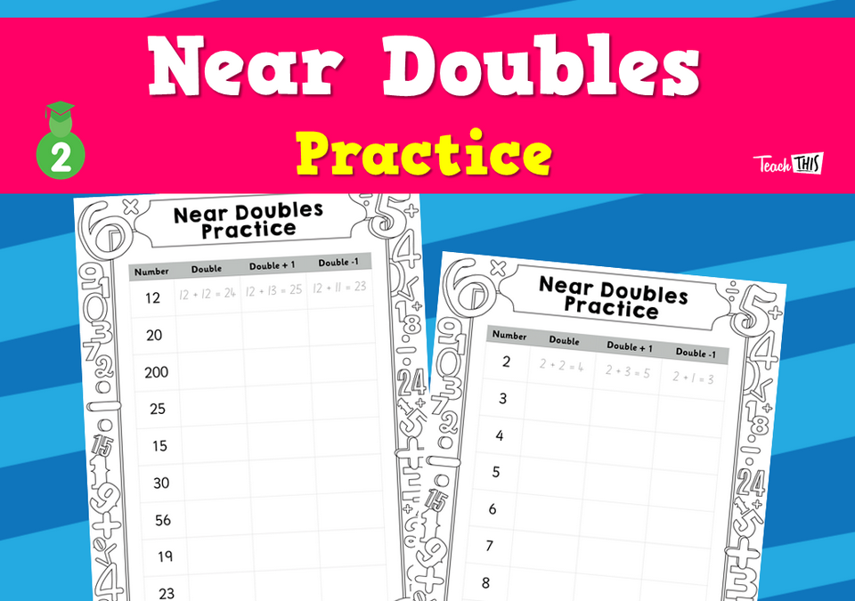 Near Doubles - Practice