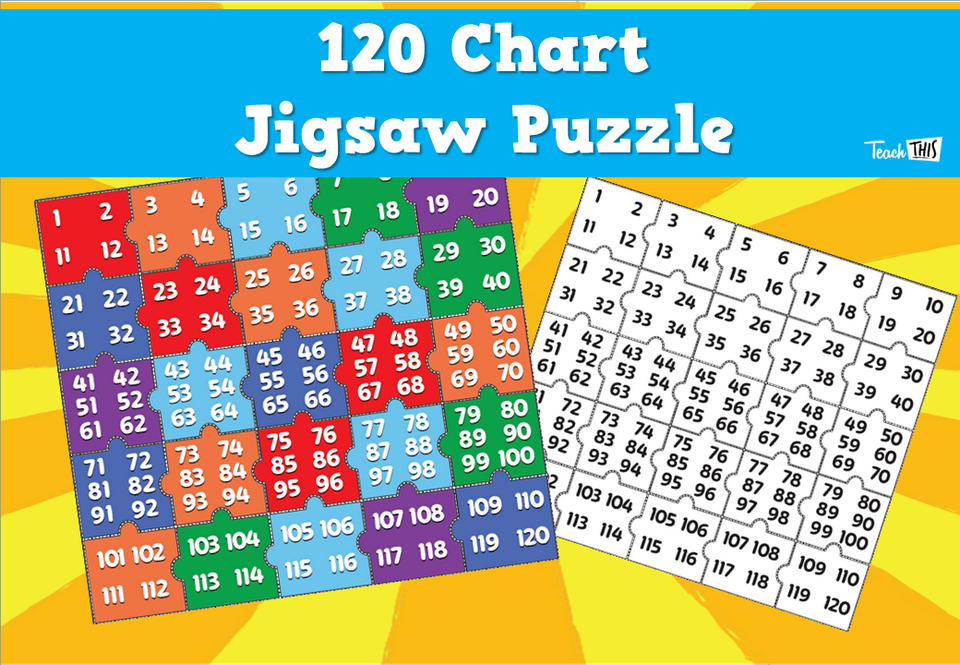 120 Chart Jigsaw Puzzle