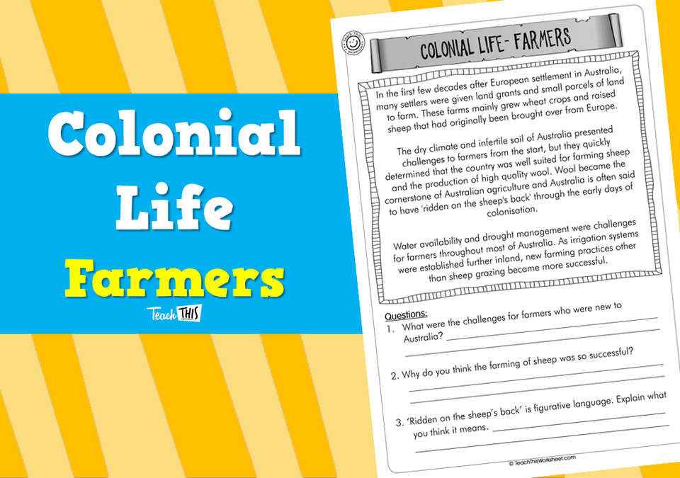 Colonial Life - Farmers