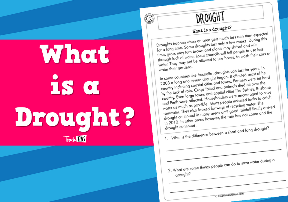 What is a Drought? (1pg)