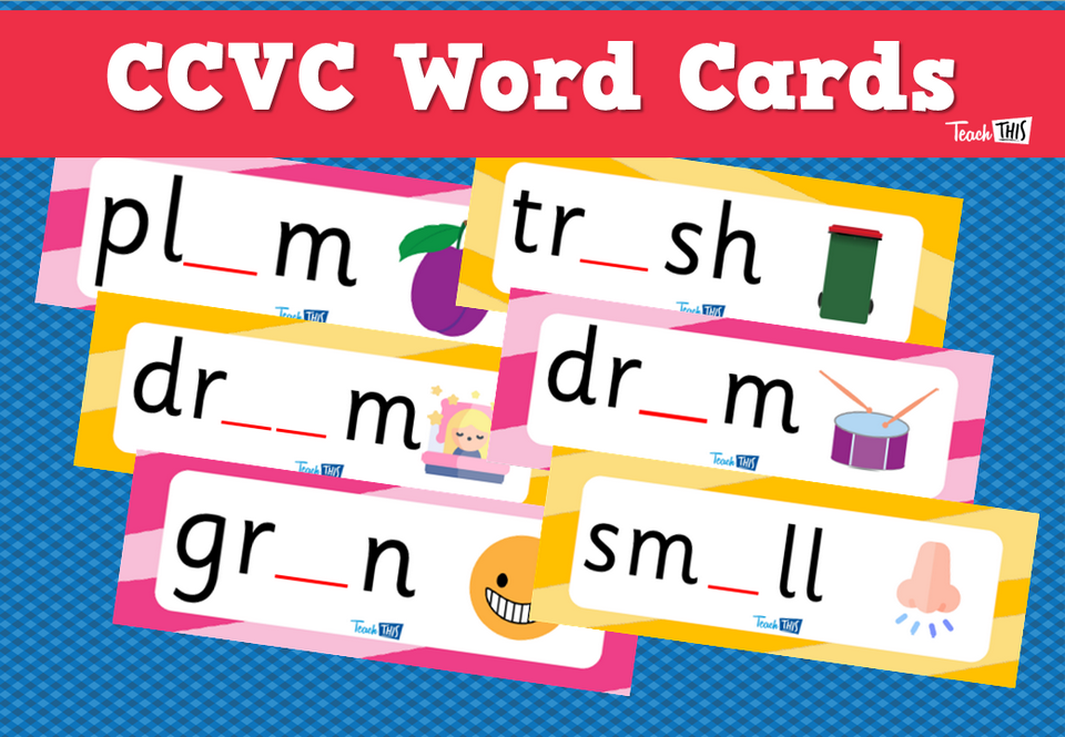 CCVC Word Cards