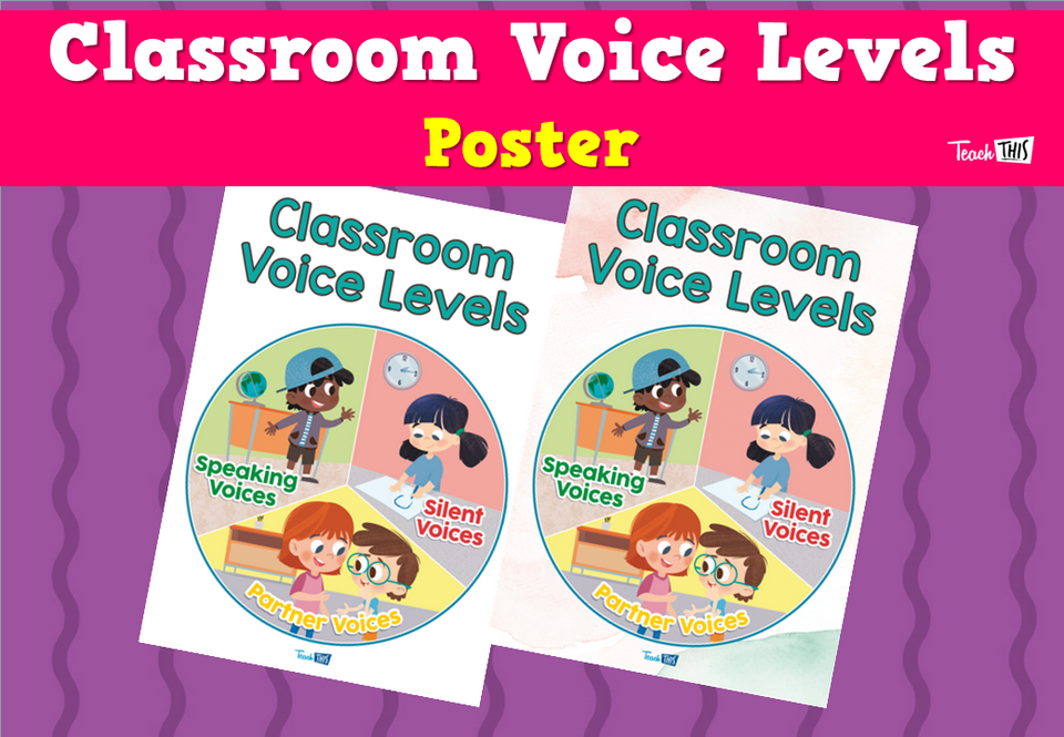 Classroom Voice Levels - Poster