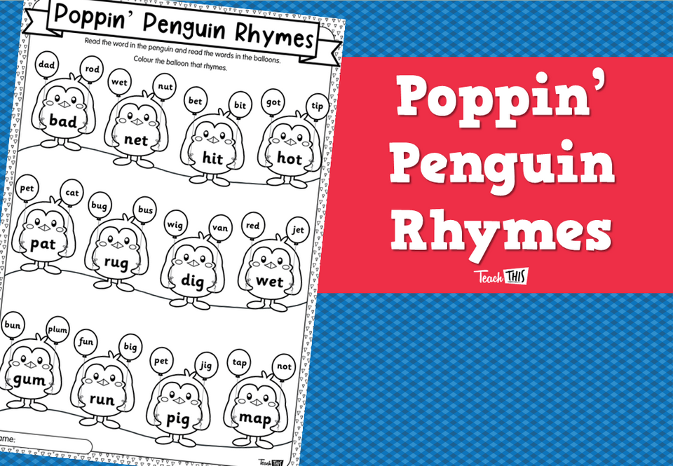 Poppin’ Penguin Rhymes