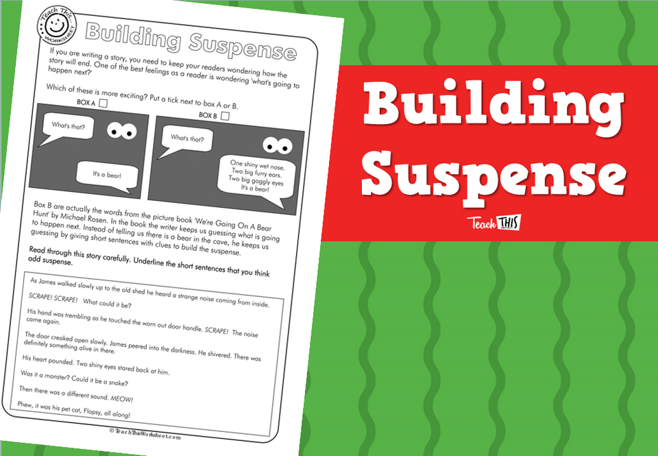 Narrative Texts - #8 Building Suspense