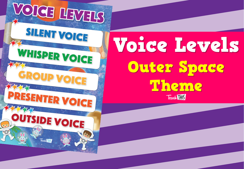 Voice Levels - Outer Space Theme