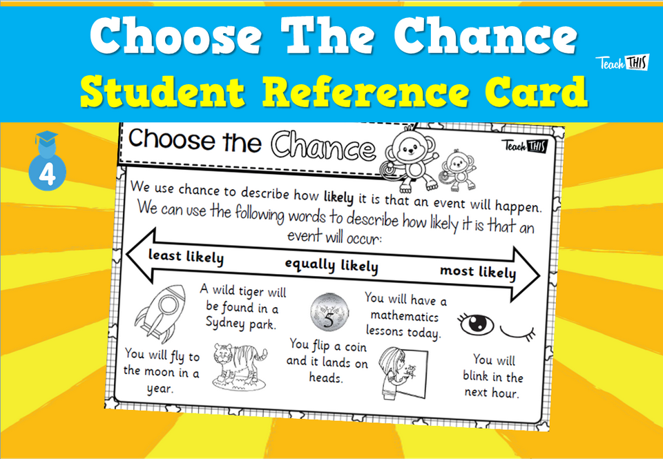 Choose The Chance - Student Reference Card