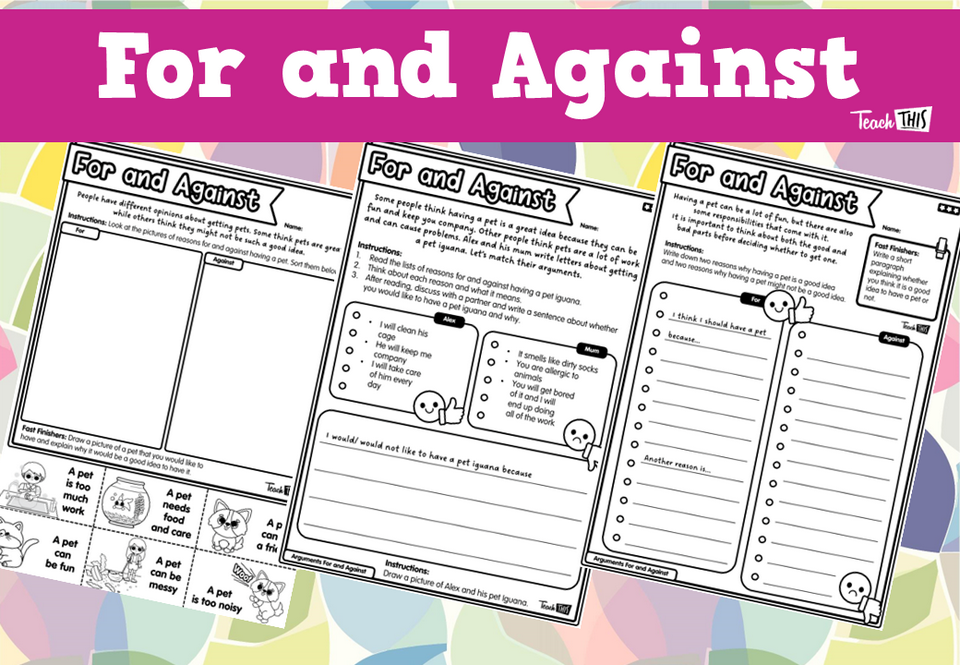 For and Against