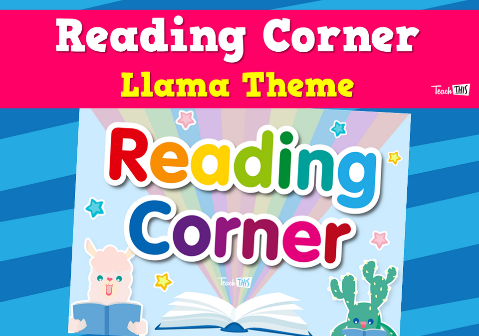 Reading Corner - Llama Theme