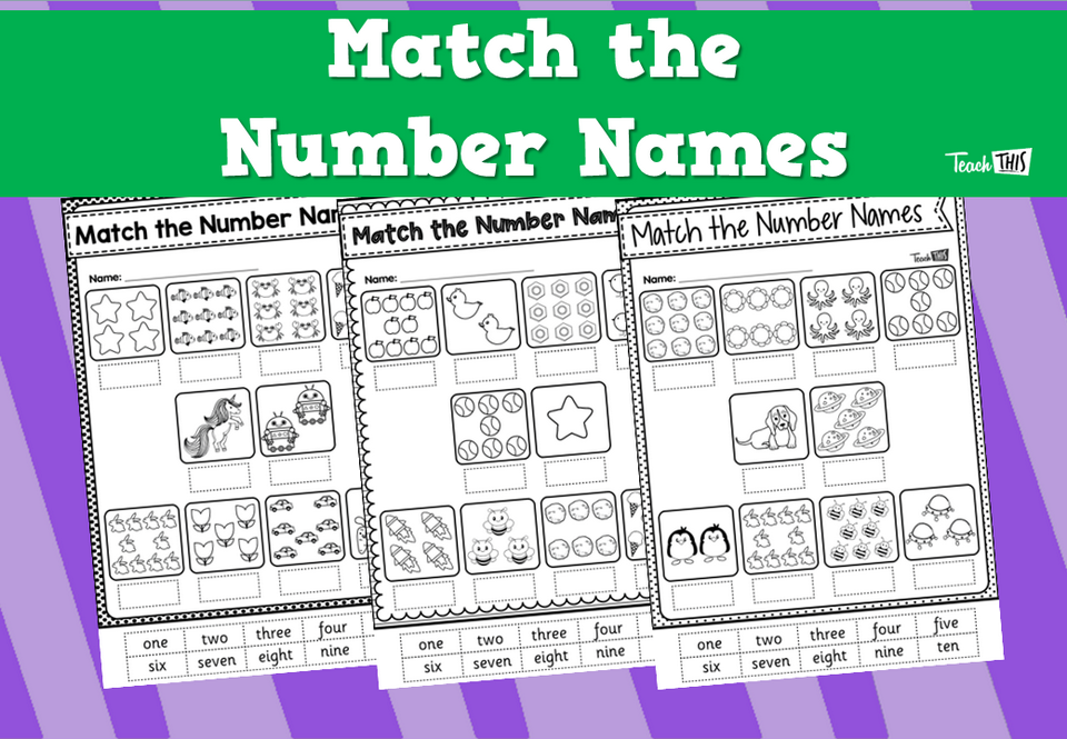 Match the Number Names