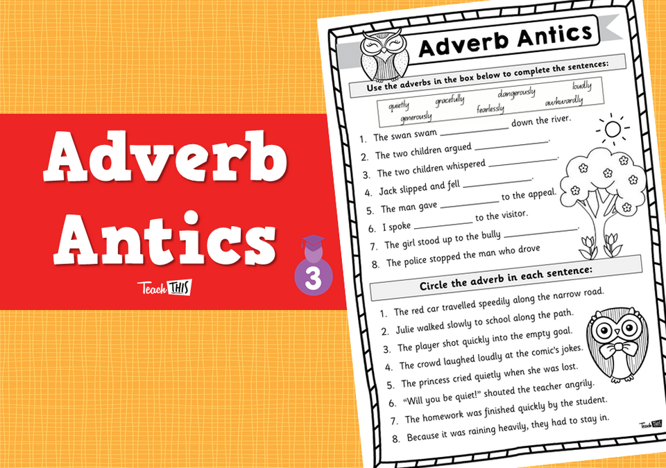 Adverbs Antics