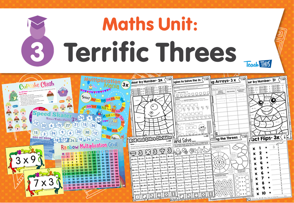 Maths Unit: Terrific Threes