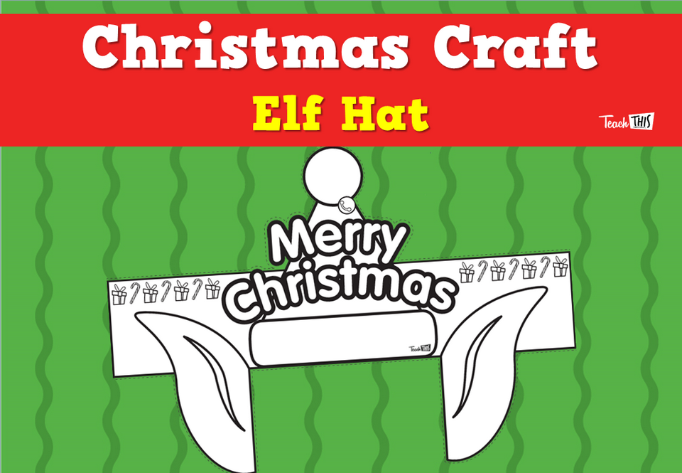 Christmas Craft - Elf Hat