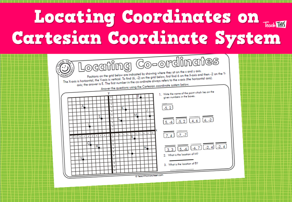 Locating Coordinates on Cartesian Coordinate System