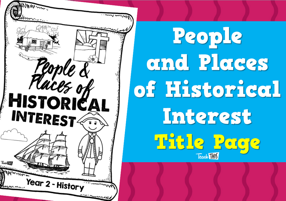 People and Places of Historical Interest Title page