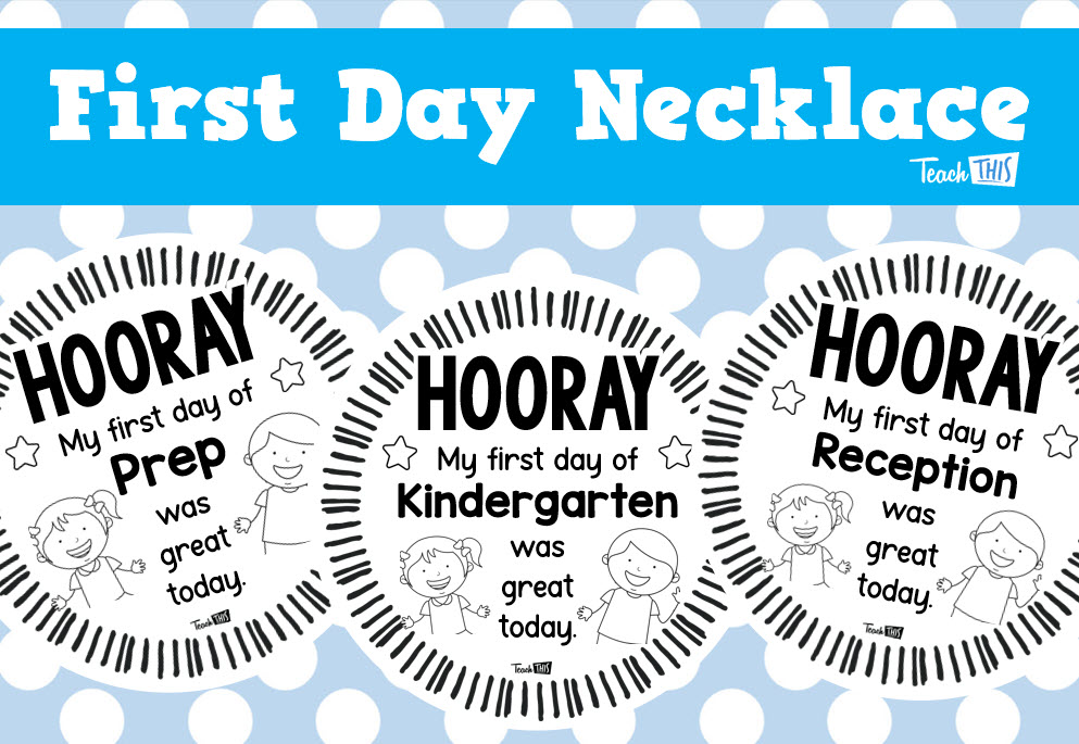 First Day of School Necklace
