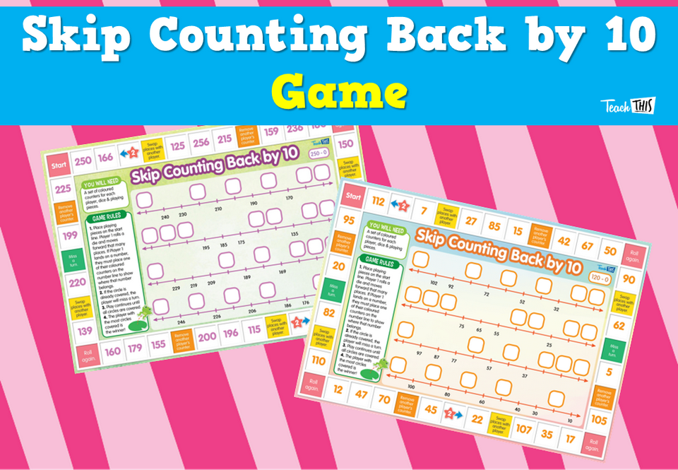 Skip Counting Back by 10