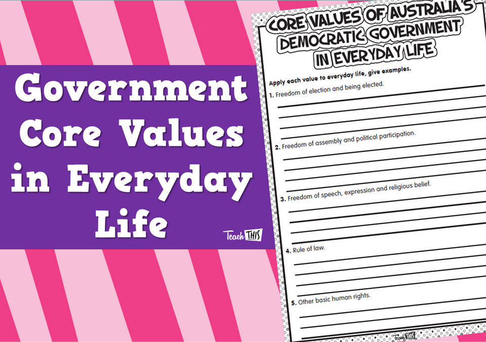Government Core Values in Everyday Life